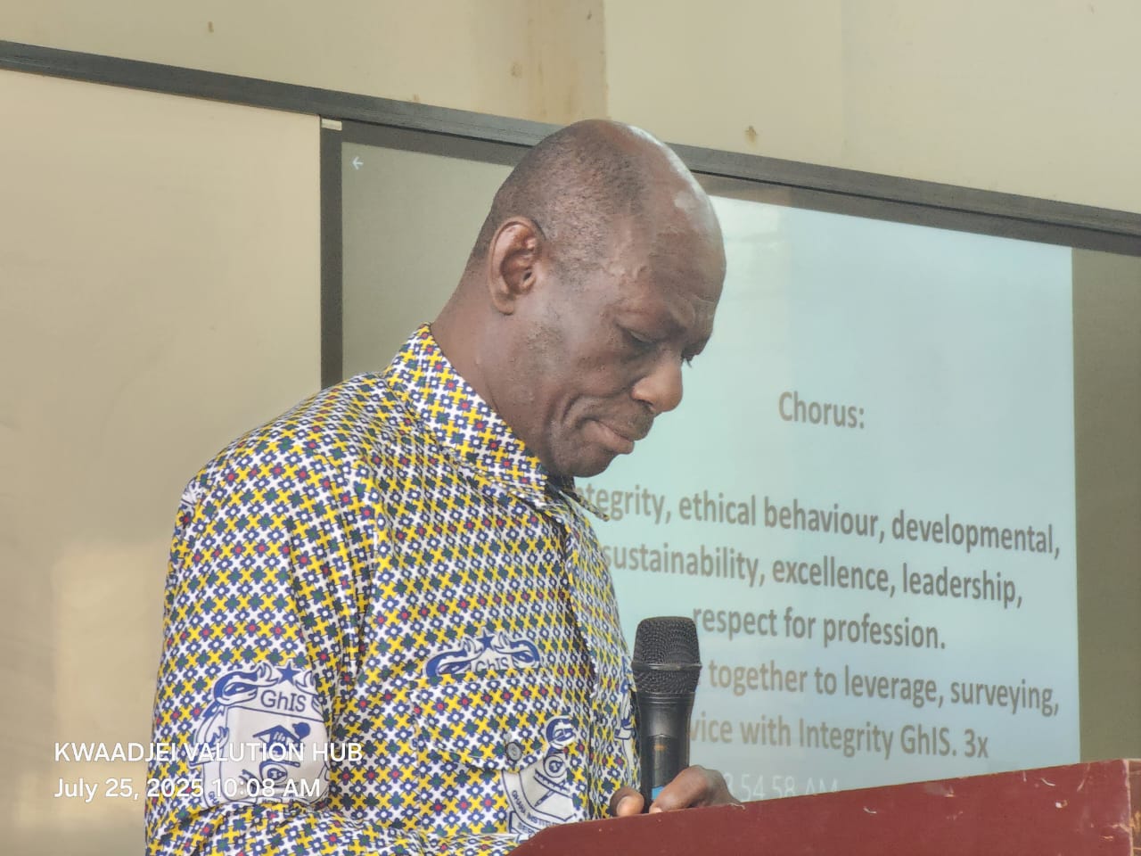 Engagement with members in Sunyani