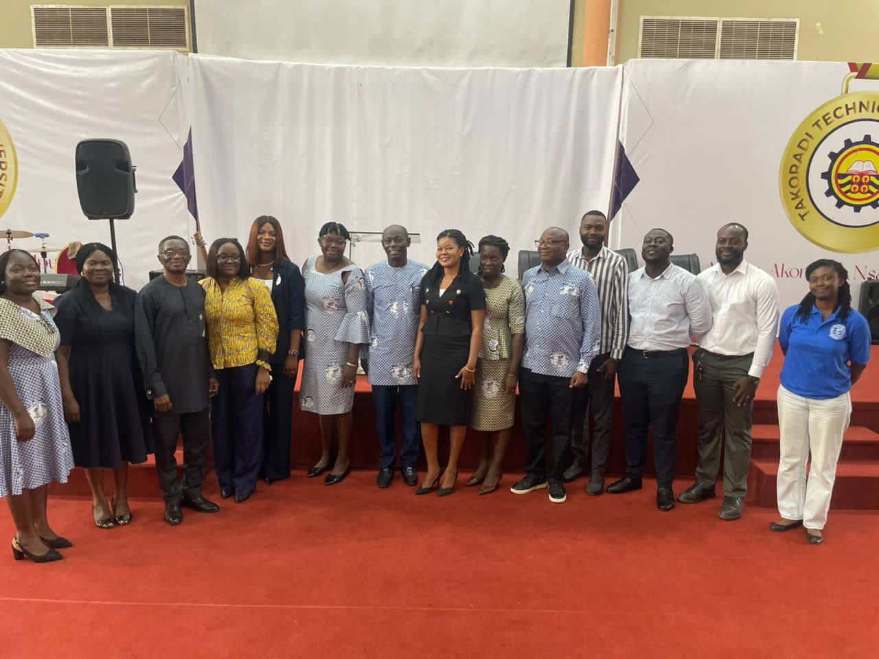 Meeting with students and faculty at Takoradi Technical University